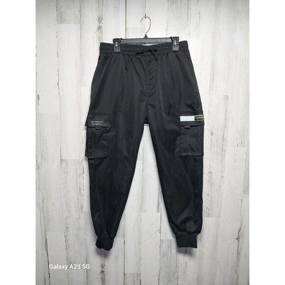 Aelfric Eden Men's Black Joggers Pants Multi-Pockets Outdoor Casual Size XL - Picture 1 of 14